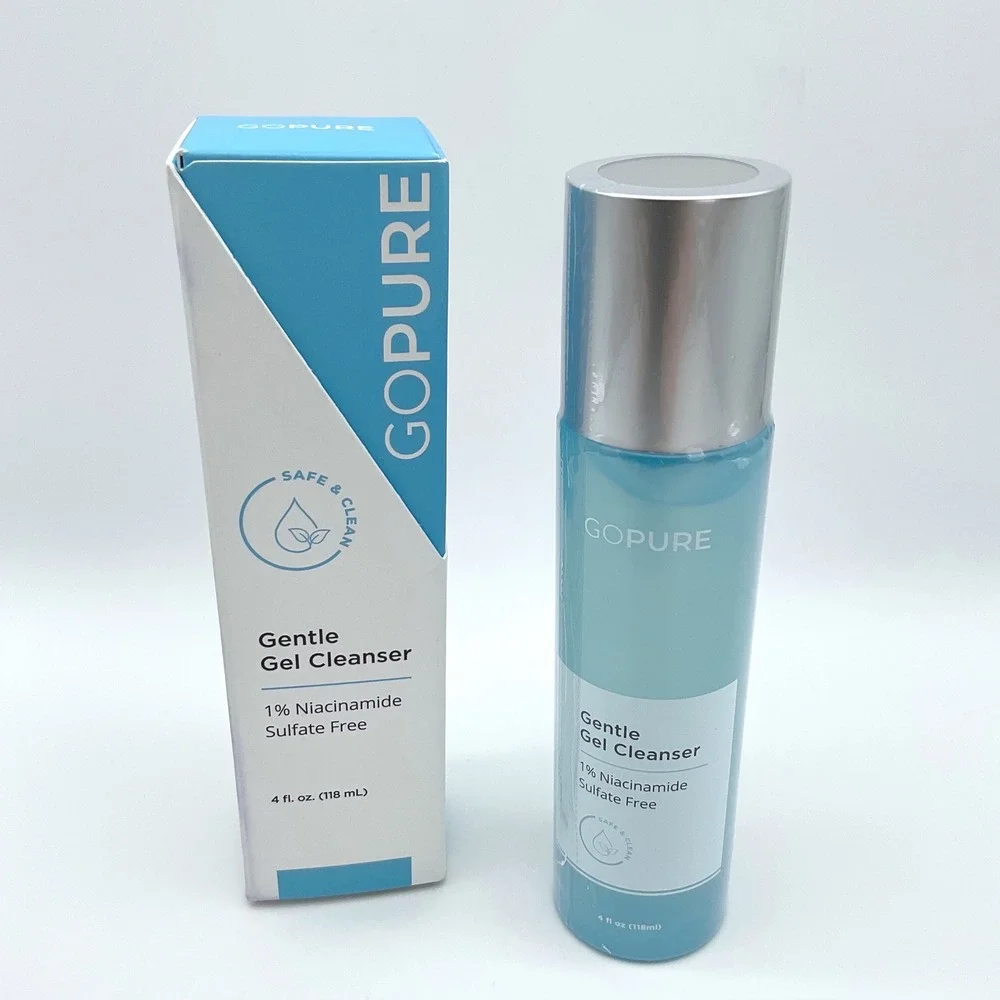 goPure Gentle Gel Cleanser 1% Niacinamide‎ Sulfate Free Face Wash 4oz New in Box